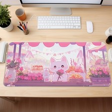 40 90cmExtra-Large Gaming Desk Mat  Mouse Pad - Thick Non-Slip Rubber Base, Pre