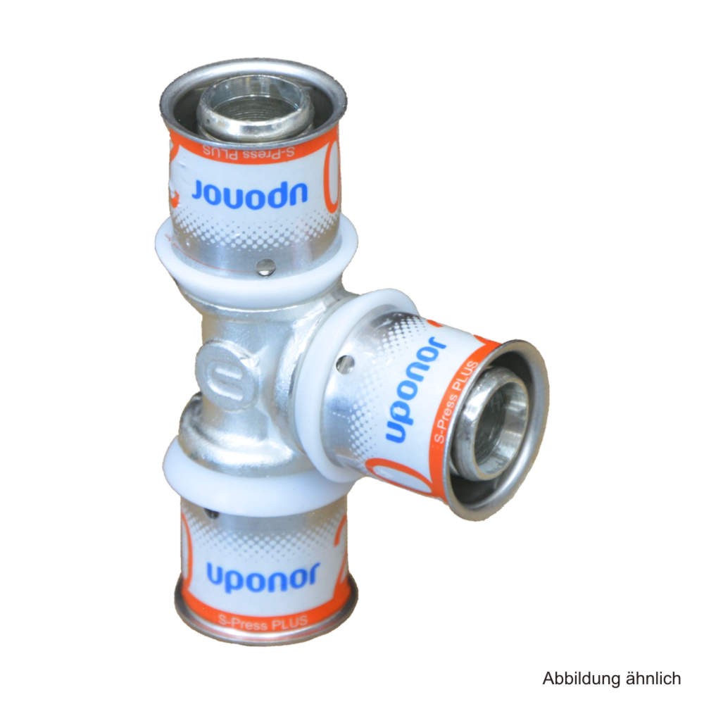 Uponor S-Press PLUS MLC T-Stück reduziert 20 x 25 x 20mm