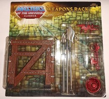 Masters of the Universe Classics Weapons Rack MOTU MOTUC