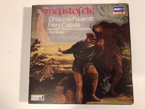 Boito: Mefistofele Guiaurov Pavarotti Freni Caballe 2 Cassette Box Set LDR573010 - Picture 1 of 6