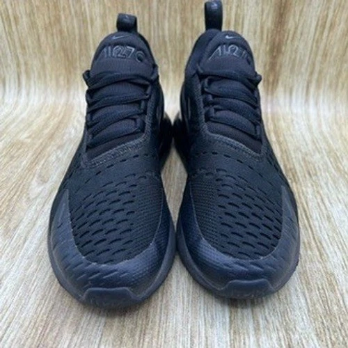Nike Air Max 270 Womens 7 Youth Size 5.5Y Triple Black Shoes Sneakers BQ5776-001 - Image 2 of 4