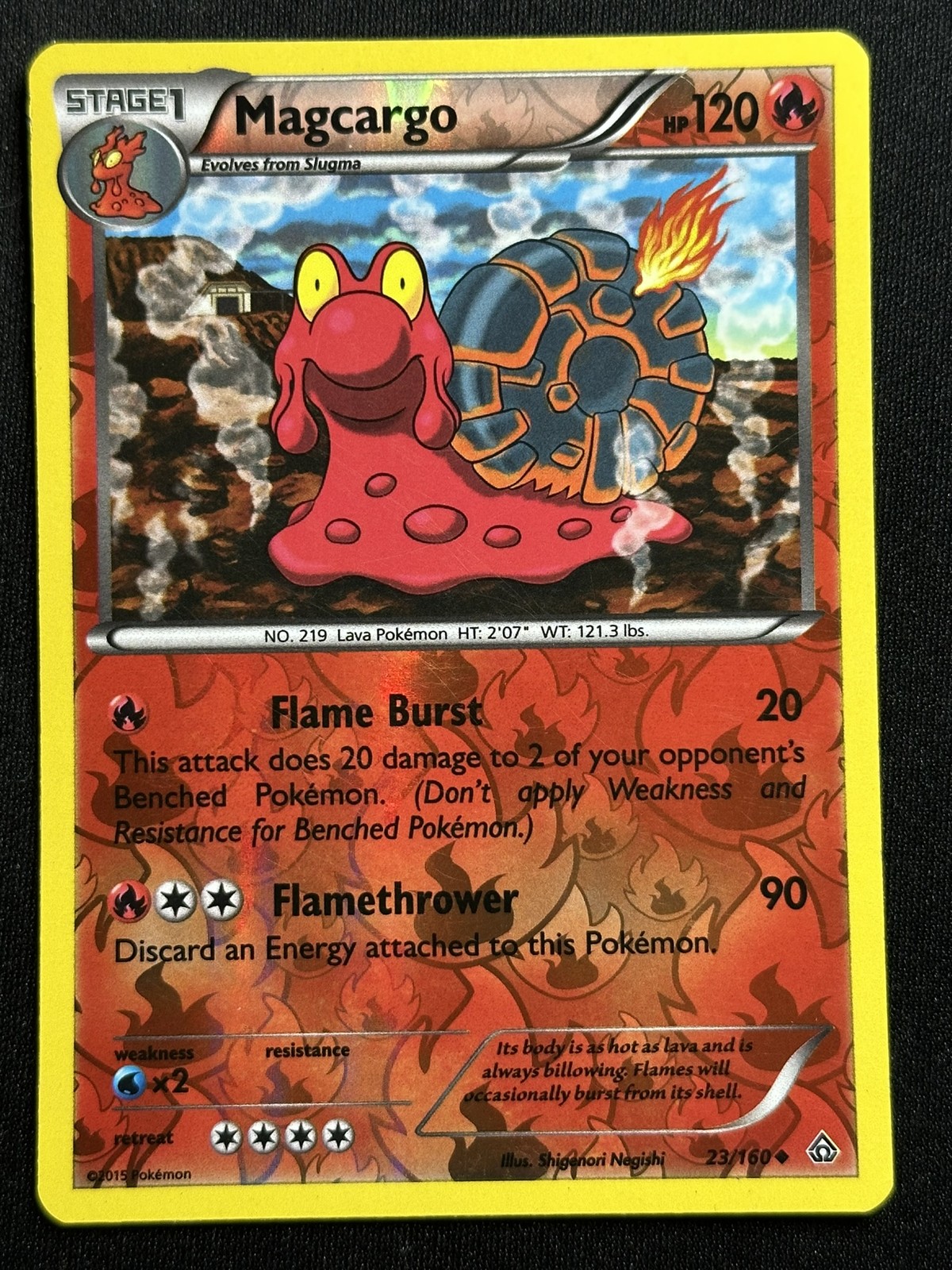 Magcargo Reverse Holo XY - Primal Clash 23/160 LP