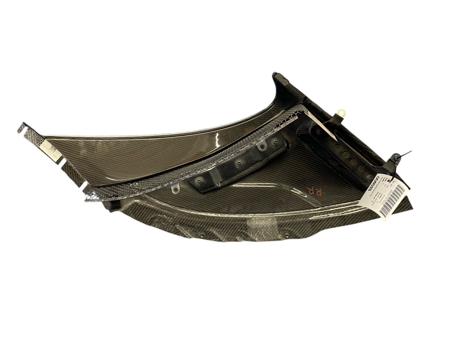 2015-2017 MCLAREN 650S RIGHT SIDE QUARTER SCOOP VENT COVER MOULDING CARBON FIBER