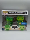 Batman vs Superman Funko Pop Pack Walmart Exclusive Glow