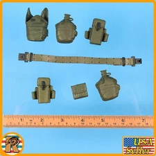 Nam Misc Gear - Plastic Belt & Pouch Set - 1/6 Scale for Action Figures {122}