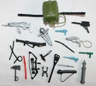 Large 1980's Gi Joe Guns, Weapons & Accessory Lot - All Excellent & Original