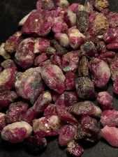 177 Carat Natural Ruby Rough Top Quality Pigeon Blood From Batakundi Pakistan