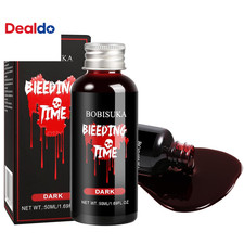 Realistic Fake Blood, Long-Lasting SFX Makeup Dark, 50Ml