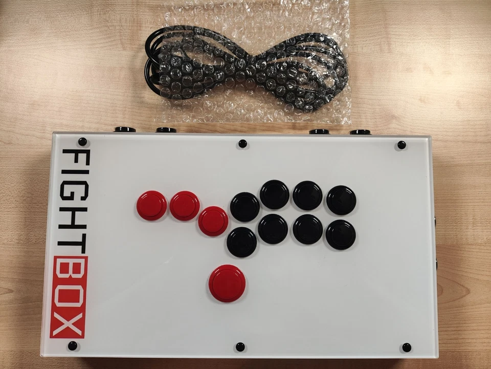 Fightbox Arcade F1 PC / Hitbox Controller Sanwa Buttons - 1x benutzt mit OVP - Bild 2 von 4