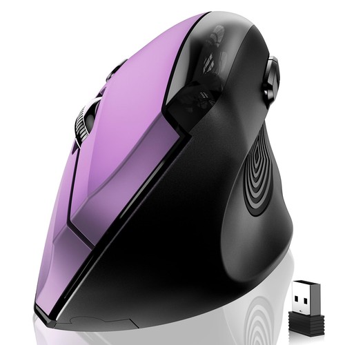 Ergonomic Wireless,2.4G Optical Cordless Mice with 800/1200/1600 DPI,Vertical...