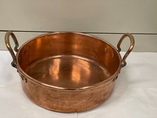 Belle ancienne bassine à confiture en cuivre/Antique  copper jam basin  - 3,3 kg