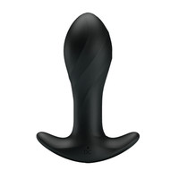 Pretty Love Anal Plug Massage Analplug Mit Vibration Schwarz ø 3,4 Cm