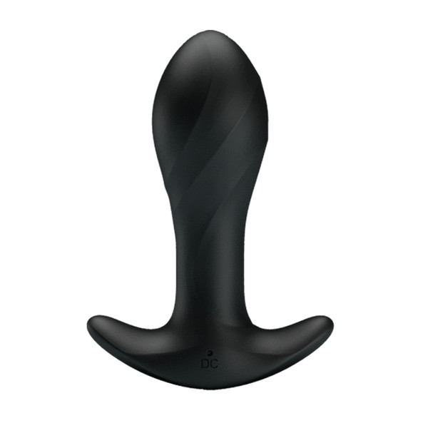 Pretty Love Anal Plug Massage Analplug Mit Vibration Schwarz ø 3,4 Cm-image