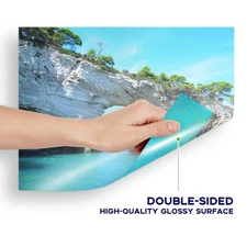 Double Sided Glossy Photo Paper 8.5x11 200 GSM/54 LB Office & School Supplies