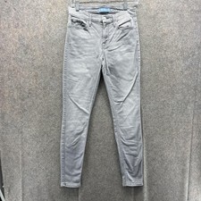 7 For All Mankind B air Skinny Jeans Womens 27 Gray Light Wash Stretch Denim