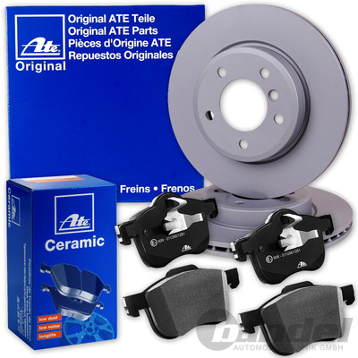 ATE BREMSSCHEIBEN 288mm + CERAMIC VORNE für VW GOLF 3 VR6 GTI 16V + PASSAT 35i