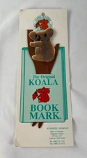 The Original Koala Book Mark - Australian Leather Waddell Design Bookmark