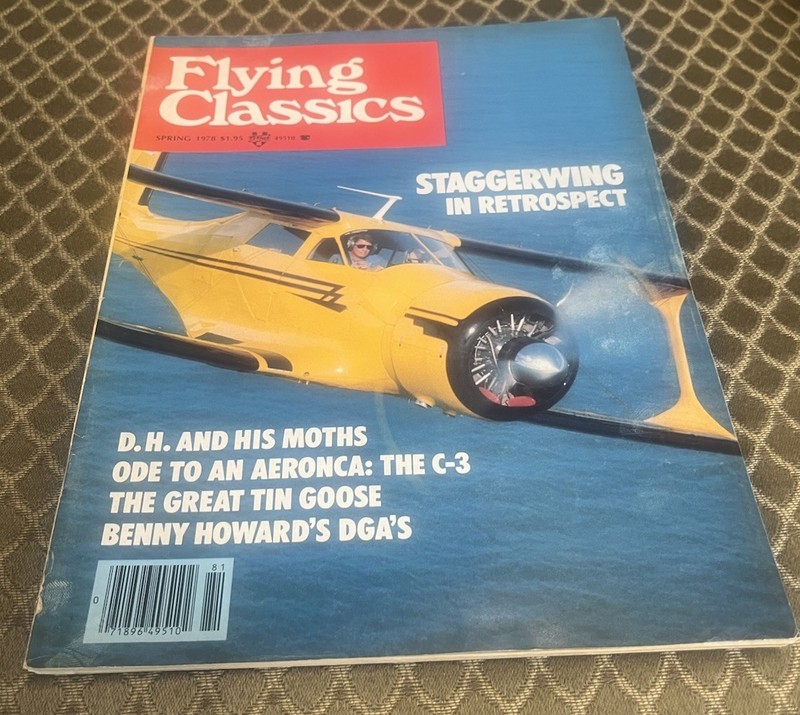 Flying Classics Magazine Spring 1978