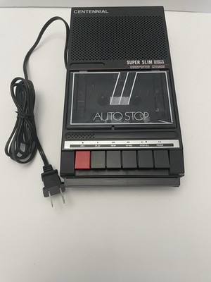Vintage Centennial Super Slim Cassette Recorder / Computer Program Recorder