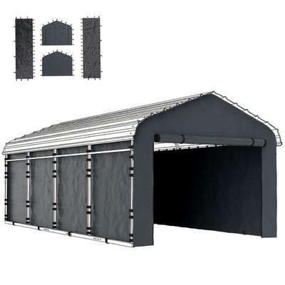 Carport Replacement Sidewall Panel Set of 4 for 10' x 15' Carports