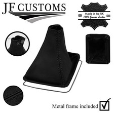 Schwarz Nähte Gamasche + Metall Rahmen Für Lexus IS200 IS220 IS250 06-13