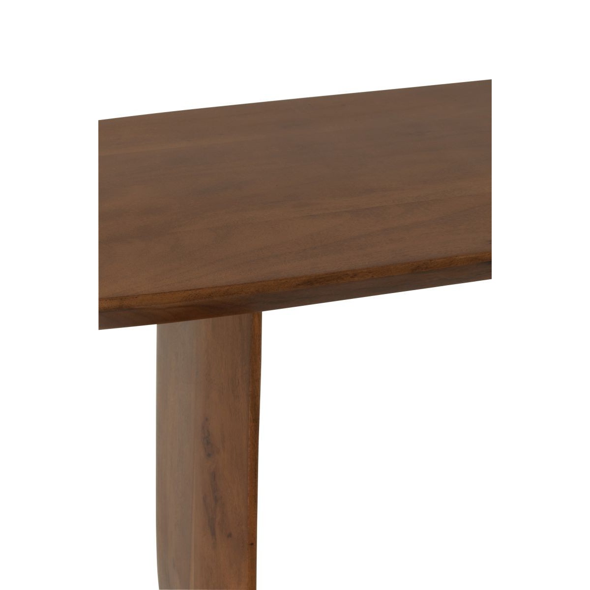 Banc en bois d'intérieur 190cm marron William grand banc de table