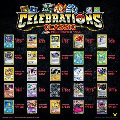 🔥 Pokemon 25th Celebrations Singles~ HOLO~EX~FULL ART~PROMO (Pick