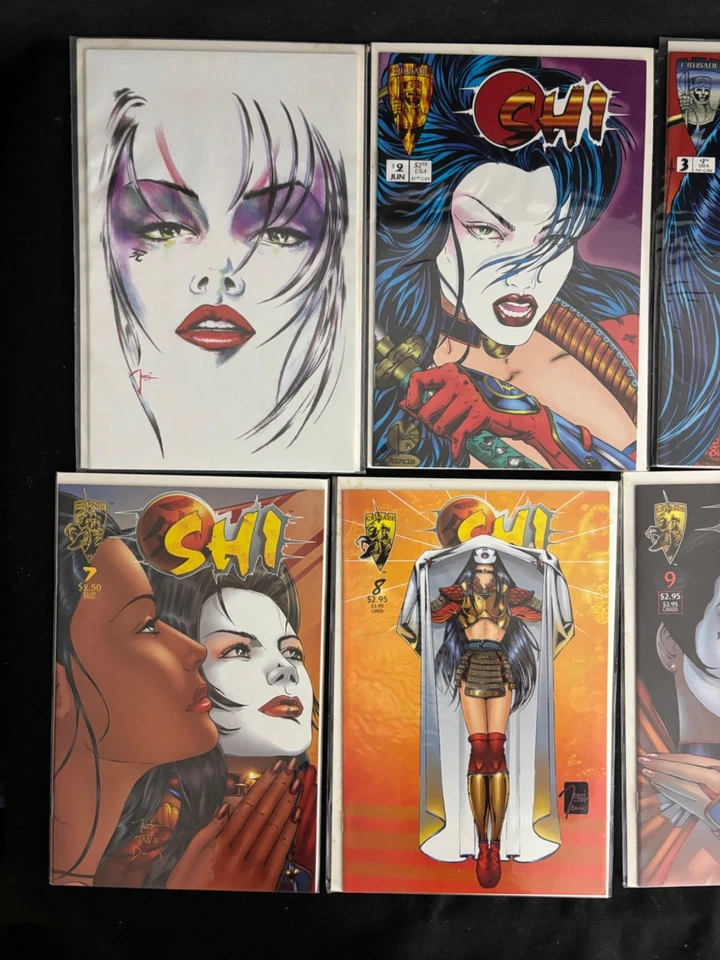Shi Way Of The Warrior 1 - 12 (12 book series set) VF/NM - Crusade 1994 TUCCI - Image 2 of 4
