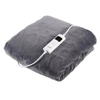 Carmen Fleece Electric Over Blanket 160x130cm Grey