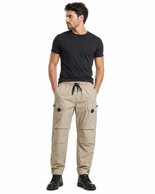 Life Code Progressive Men's Khaki Cargo Motorcycle Pants EUC - Size XL