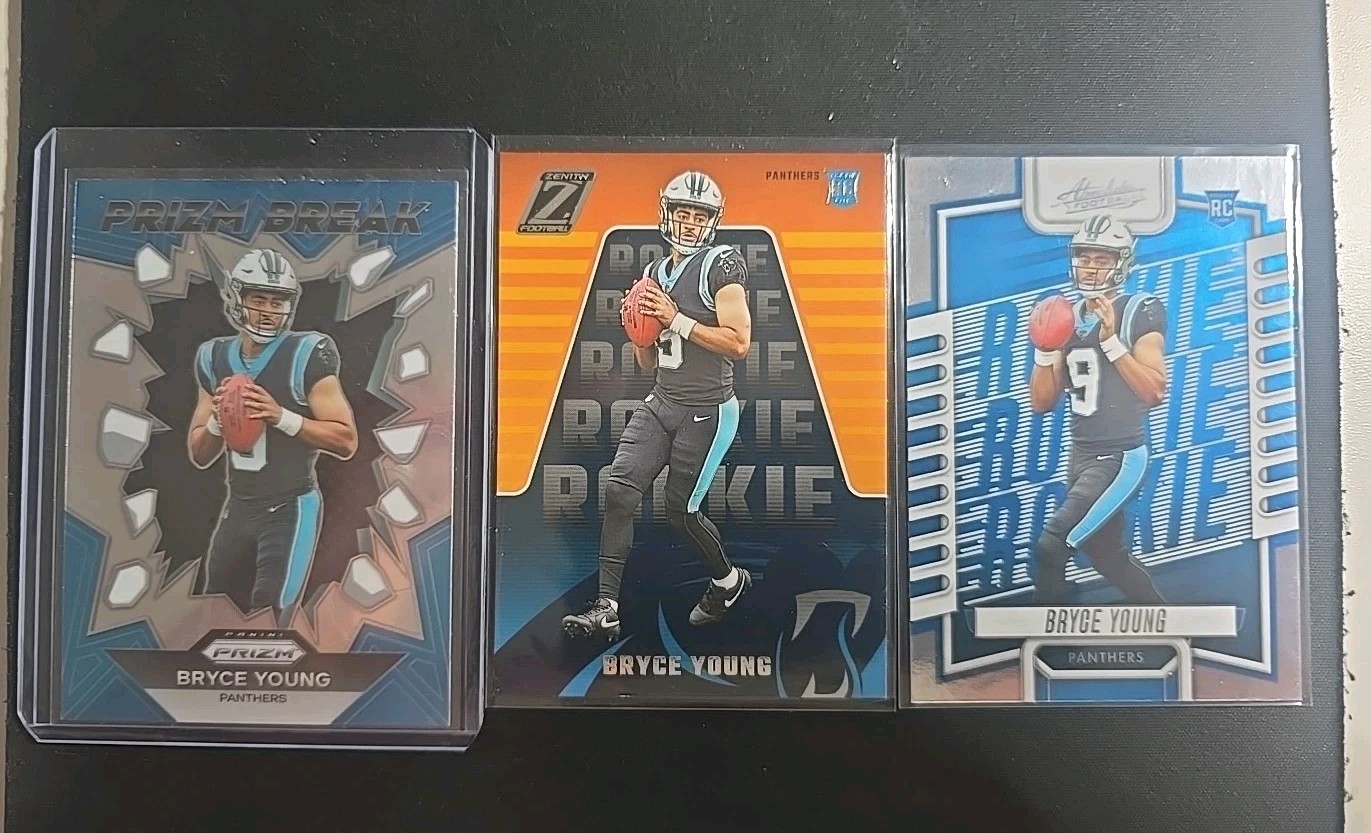 2023 Panini Prizm Bryce Young #PB-3 Rookie Prizm Break - Carolina Panthers +2