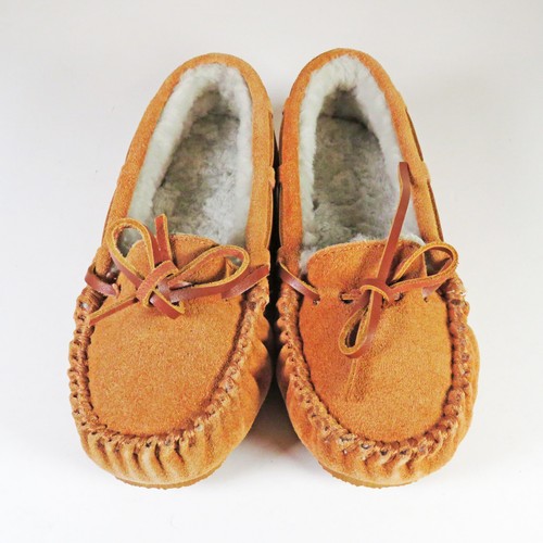 Womens Draper Leather Moccasin Slippers Size UK 3 (EU 36) RRP: £50 - Picture 2 of 15
