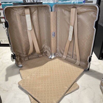 RIMOWA リモワ Lufthansa 75L 4輪 TSAロック 茶色 RIMOWA x Lufthansa TSA Lock Suitcase Dark Brown With Divider 2