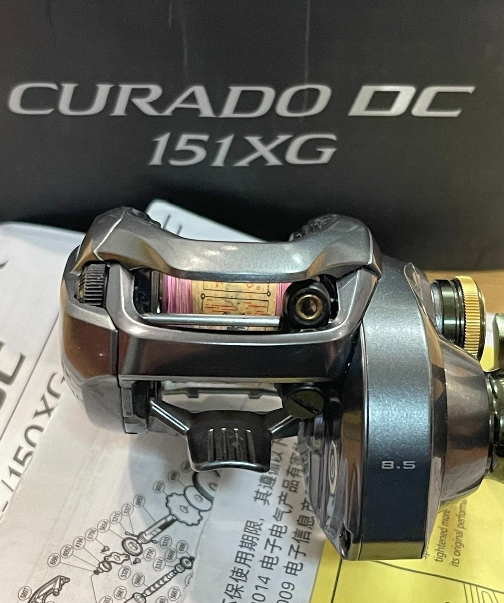MINT Shimano 18 Curado DC 151XG 8.5:1 Left Hand Fishing Reel with