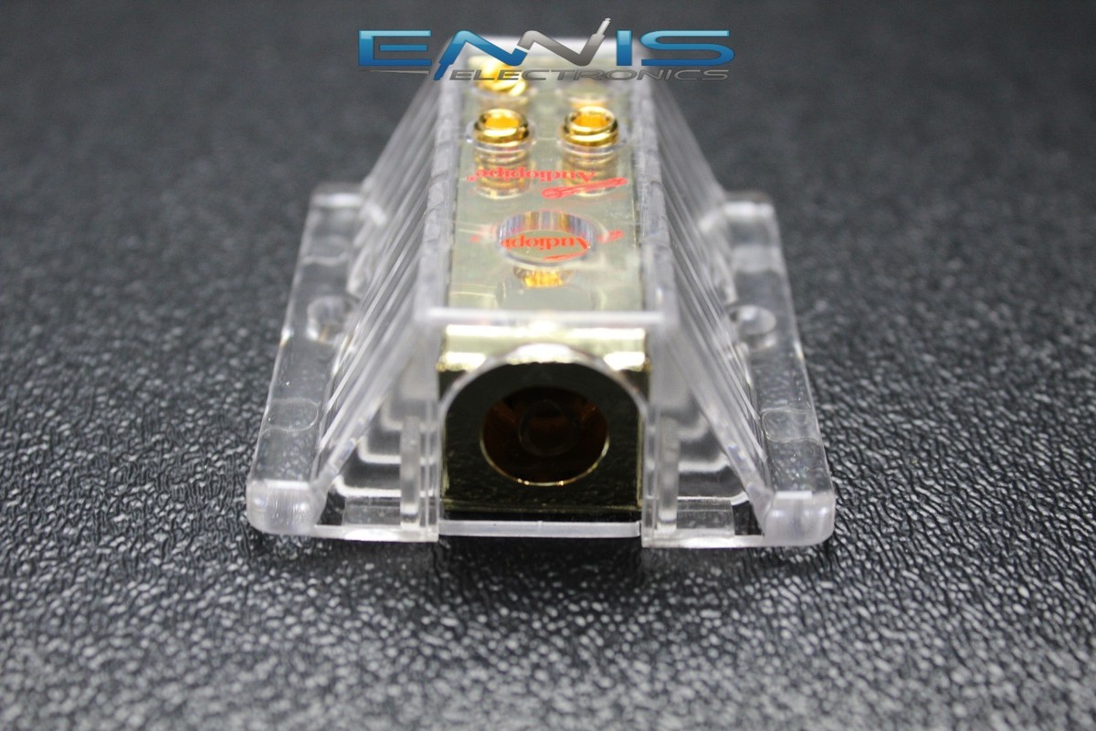 Reiss Audio RS-4AFS1 Portafusibili- Distributore Positivo Con 3 Ingressi E 4 Uscite