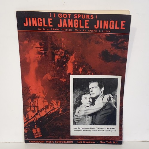 1942 (I Got Spurs) Jingle Jangle Jingle Sheet Music from The Forest Rangers - Bild 14 von 14