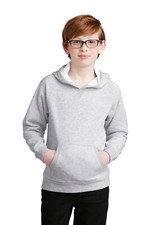 Sport-Tek YSTF200 Youth Long Sleeve Drive Fleece Pullover Hoodie With Pockets