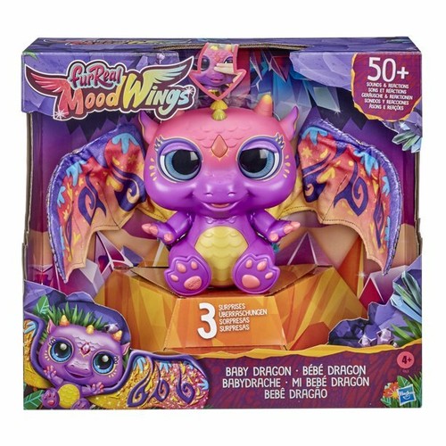 FurReal Moodwings Baby Dragon Interactive Pet Toy, 50+ Sounds & Reactions - New! - Picture 2 of 7