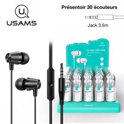 USAMS 48 Kit Piéton sortie Jack modèle SJ475 - noir + 1 présentoir - NEUF - Photo 1/3