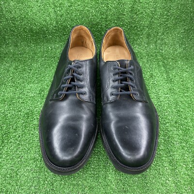 Bass Men\'s Black Lace-Up Derby Shoes Monogram Derby - Black Derbies Shoes - G.H.BASS 1876 main image 4