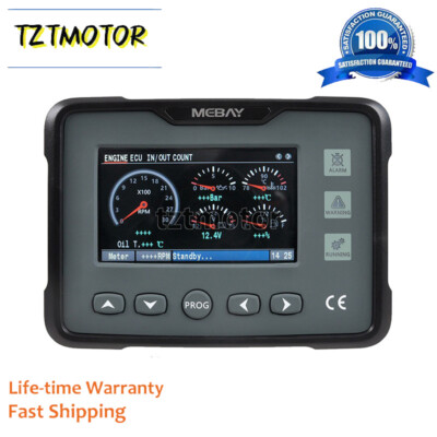 Mebay Diesel Gas Engine Speed RPM Monitor Panel Meter Gauge GM70C+CAN Port