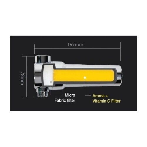 Quoss Universal Chlorine Filter with Vitamin C & Essential Oils UCF001 - Picture 2 of 4