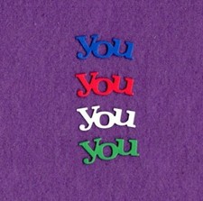 WORD YOU die cuts scrapbook cards