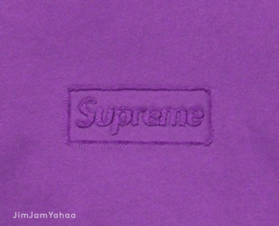 Supreme, Cutout Logo Crewneck, Violet - Medium | SS20 (Deadstock  