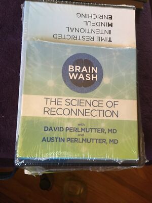 Brain Wash Master Package David Perlmutter MD PBS Kit Self Help New Year New You