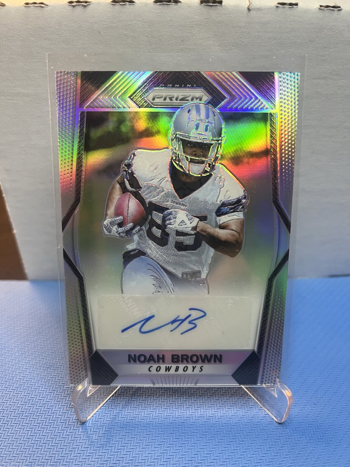 2017 Panini Prizm Rookie Auto Silver Prizm Noah Brown #RA-NB Rookie Auto RC