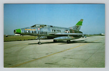 North American F 100C Super Sabre US Air Force Military Jet Fighter Postcard