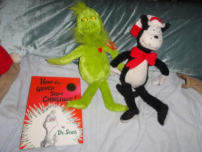 grinch book and plush