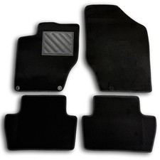 Tappetini per Citroen C4 II / Ds4 2010-2020 , su misura , battitacco in gomma