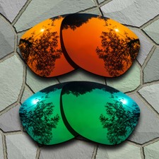 Red Orange Jade Green Polarized Lenses Replacement for-Oakley Beckon OO9125